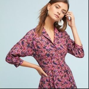 NWT Anthropologie Maeve Claris Dress Pink Sz 4